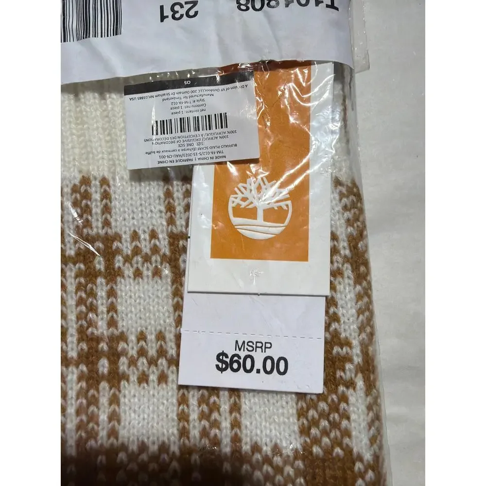 NWT Timberland Plaid Scarf